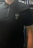 Emporio valentini jeans אימפוריו ולנטיני חולצת צווארון לוגו בצבע כסוף